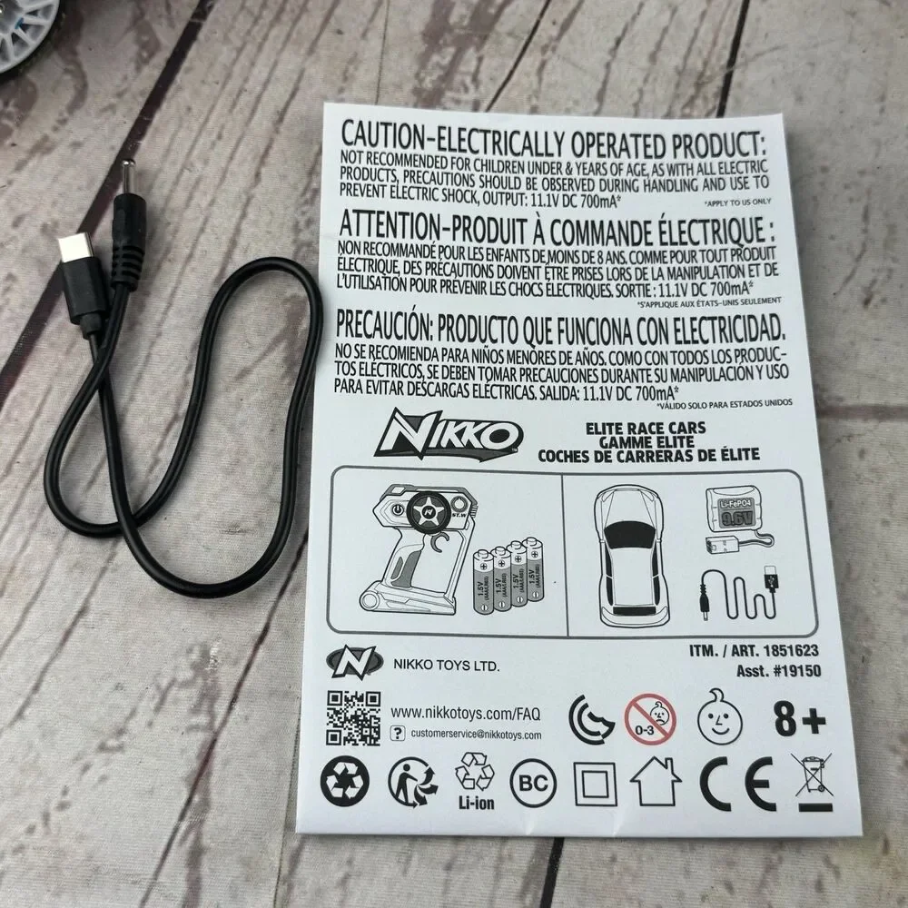 Nikko Elite 1:14 Ford Puma Hybrid Rally1 #19 Loeb RC Car Remote USB-C